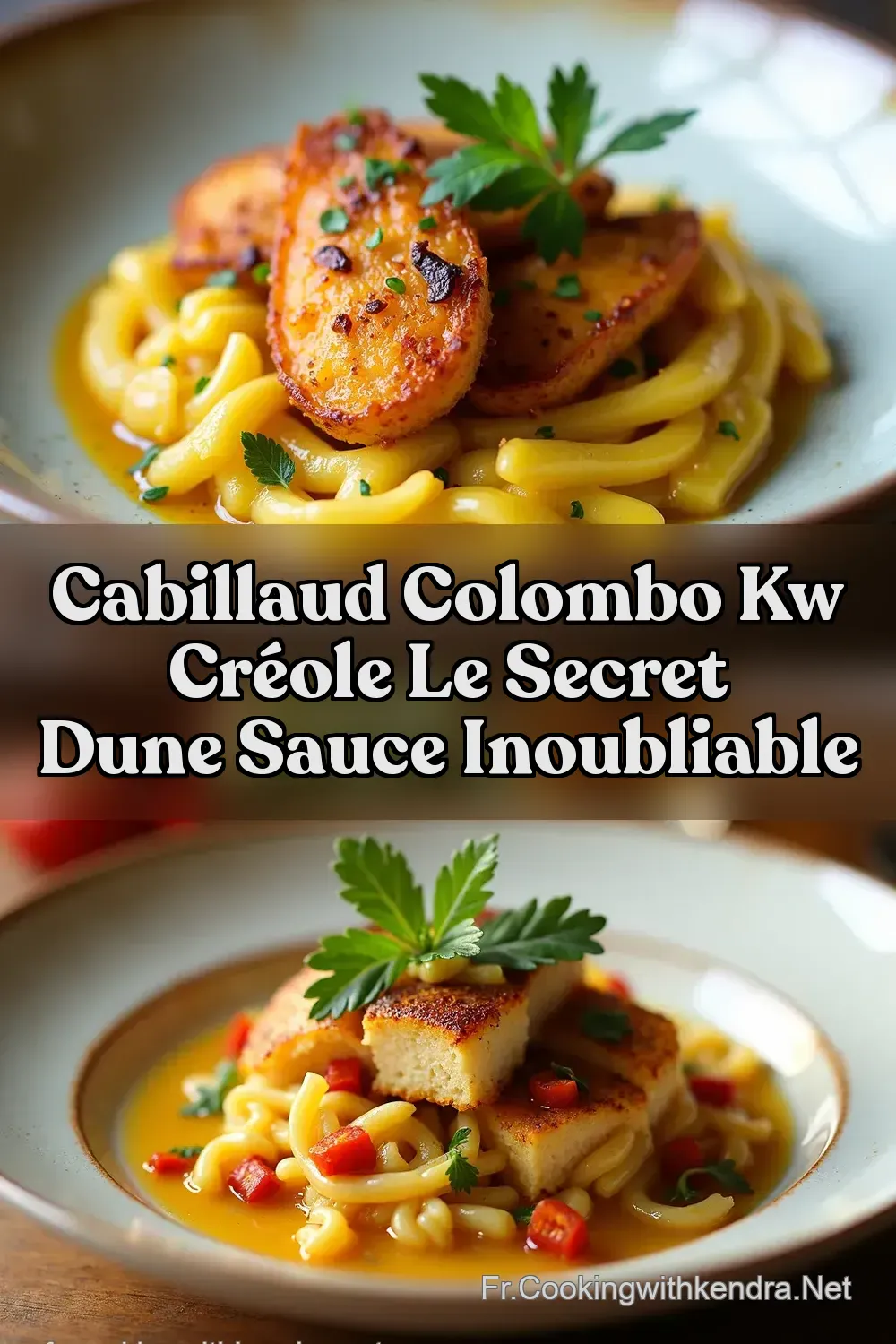 Cabillaud Créole Mon Secret Crole de cabillaud mijote au…