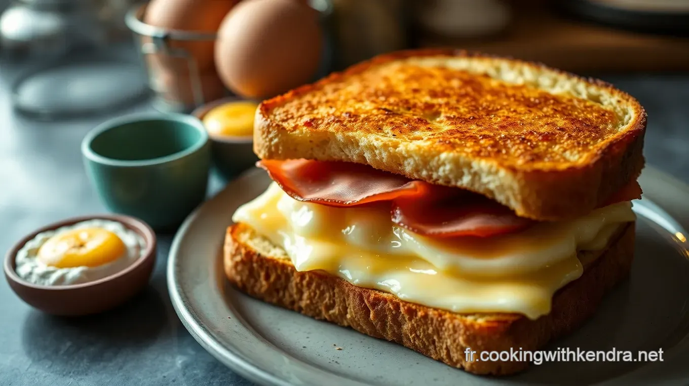 Mon Croque Madame Préféré : Recette Française Indémodable Croque Madame: Le Classique Français du Petit-Déjeuner