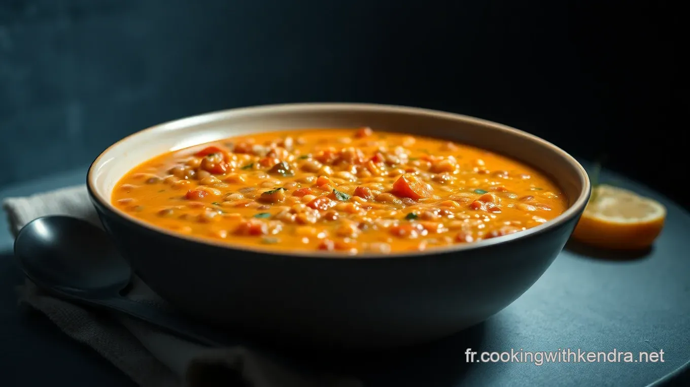 Dahl de Lentilles Corail : Recette Épicée et Réconfortante Dahl de Lentilles Corail Épicé aux Saveurs Indiennes