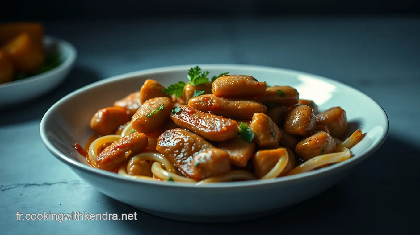 Nouilles Sautées au Poulet : Un Plat Asiatique Simple et Savoureux Nouilles Sautées au Poulet : Évasion Gourmande en Un Plat