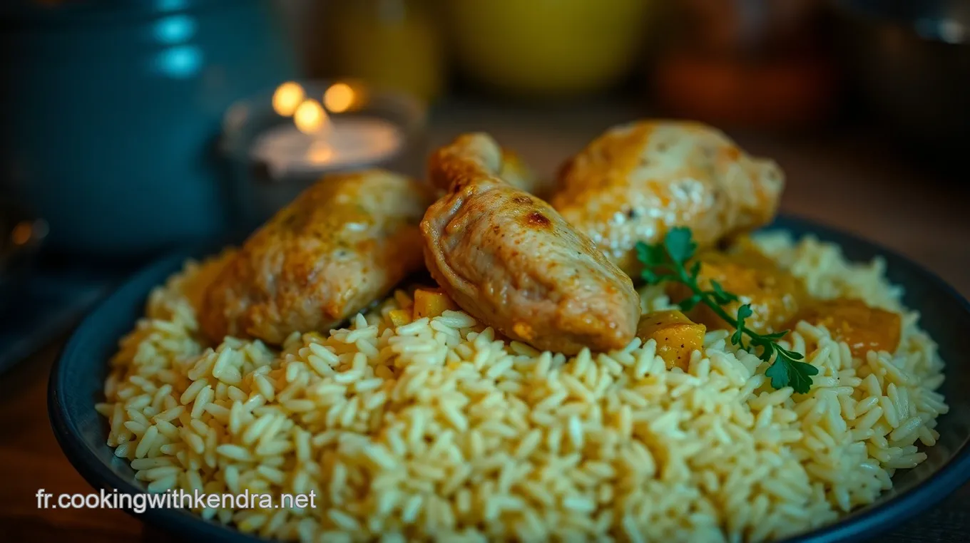 Découvrez le Poulet au Riz au Curry Épicé : Recette Réconfortante Facile Poulet au Riz au Curry Épicé