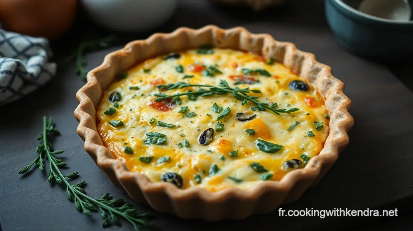 Quiche Chèvre et Épinards : Une Recette Facile et Savoureuse à Tester Quiche Chèvre et Épinards - Un Délice Savoureux à Partager
