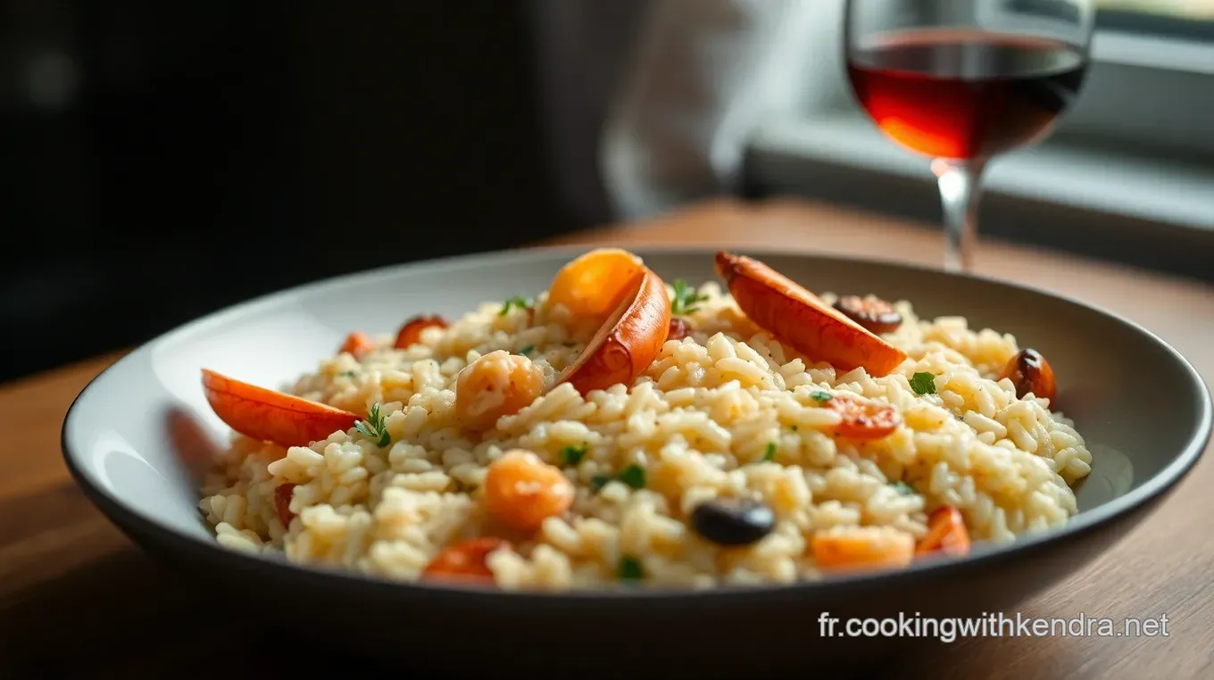 Risotto aux Crevettes de la Mer Méditerranée : Un Voyage Culinaire Risotto aux Crevettes de la Mer Méditerranée