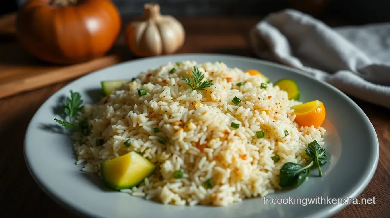 Riz aux Courgettes Savoureux : Mon Plat Healthy Préféré pour Dîner Riz aux Courgettes Savoureux