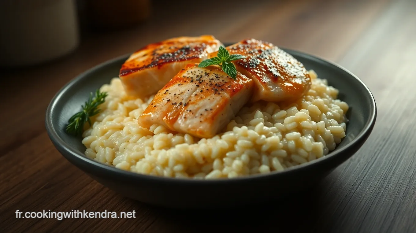 Saumon et Risotto: Un Plat Principal Facile et Raffiné à Tester! Saumon Parfumé sur Un Risotto Crémeux aux Agrumes