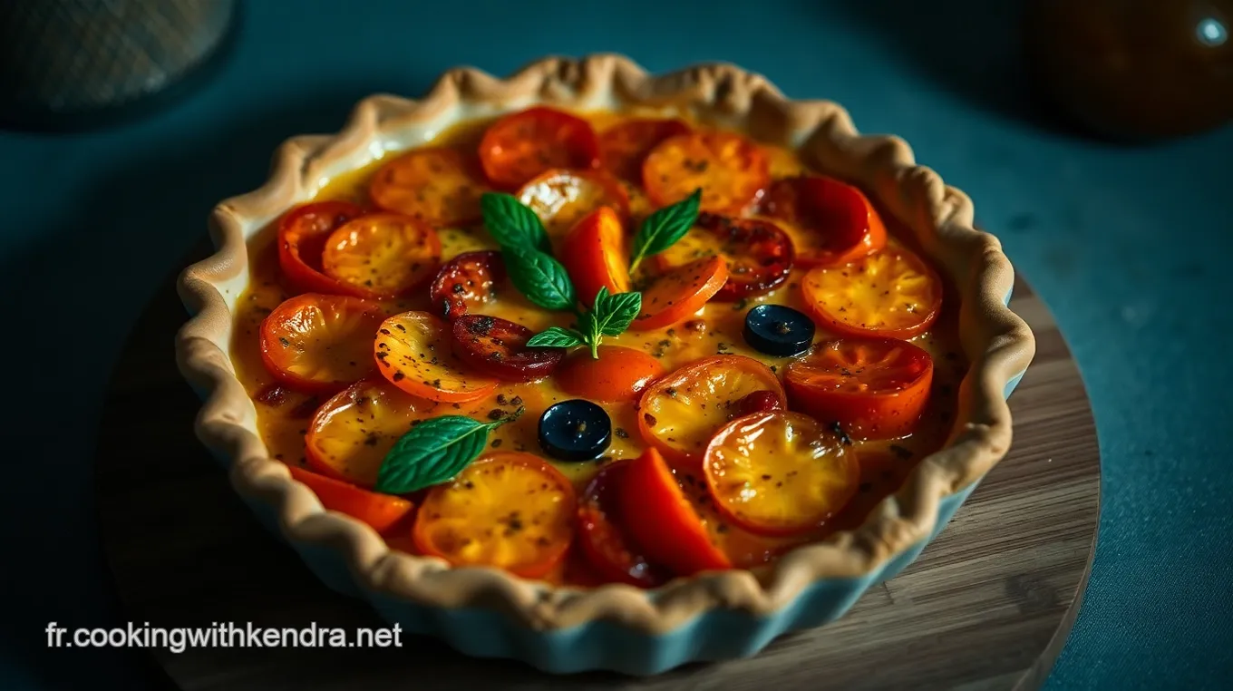 Recette de Tarte aux Légumes du Soleil: Un Délice Provençal Facile Tarte Provençale aux Légumes du Soleil