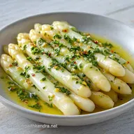 Asperges Blanches Sauce Chaude pour 4