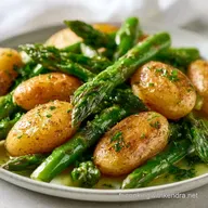 Asperges et Pommes de Terre: &Eacute;quilibr&eacute; et Fondant