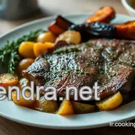 Recette de Basse C&ocirc;te R&ocirc;ti aux Herbes de Provence : Un Plat R&eacute;confortant