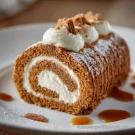 Biskuitrolle de No&euml;l au Pain d&Eacute;pice Mascarpone Sp&eacute;culoos