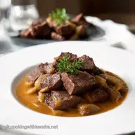 Boeuf aux Oignons Facile Le Go&ucirc;t Bistro &agrave; la Maison
