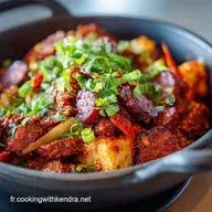 Chachouka au Chorizo de B&oelig;uf La recette de chef fum&eacute;e et savoureuse