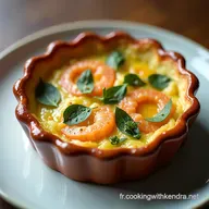Recette de Clafoutis Saumon et Courgettes aux Fines Herbes