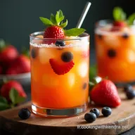 Cocktail Festif aux Fruits Ma Recette P&eacute;tillante