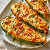 Courgettes Farcies Ricotta et Parmesan