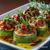 Recette Courgettes Farcies &agrave; la Viande Hach&eacute;e Traditionnelles au Four