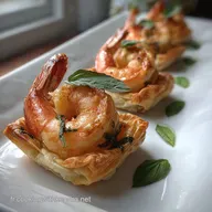 Crevettes Au Basilic En Feuilles De Brick Croustillantes Au Citron
