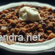 Crumble aux Poires Chocolat : Une Douceur de Saison &agrave; Partager