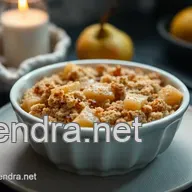 Crumble Pomme Poire: Le Dessert R&eacute;confortant de l'Automne &agrave; Partager