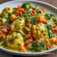 Curry de L&eacute;gumes Light pour 4 Personnes