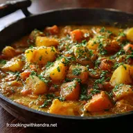 Curry de pommes de terre cr&eacute;meux Recette Aloo Curry v&eacute;g&eacute;tarien