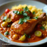 Le Meilleur Curry de Poulet Indien avec Riz et L&eacute;gumes Recette Cr&eacute;meuse