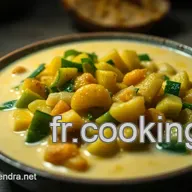 Curry de Courgettes R&eacute;confortant : Recette Facile au Lait de Coco