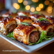 Feuillet saucisses en toile pour Nol : L'Ap&eacute;ritif Festif Parfait