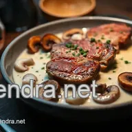 Filet de Mignon de Veau &agrave; la Cr&egrave;me et aux Champignons : Un D&eacute;lice Facile &agrave; Pr&eacute;parer