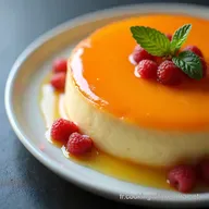 Flan de Melon Rafrachissant L&Eacute;l&eacute;gance de l&Eacute;t&eacute; en Dessert
