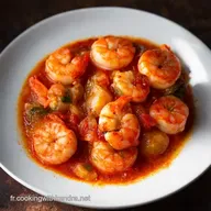 Recette Plancha Facile Gambas Flamb&eacute;es Sauce Vierge