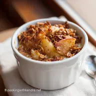 Granola Pomme au four et Vanille Recette facile croustillant garanti
