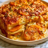 Gratin Patate Pomme Terre et Patate Douce