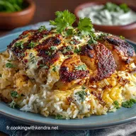 Gratin de riz au poulet Tandoori Le plat fusion cr&eacute;meux facile et r&eacute;confortant