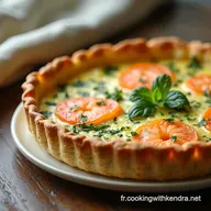 Quiche Saumon Fum&eacute; Boursin Facile et Chic pour le Brunch