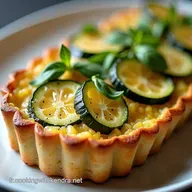 Scarpaccia aux Courgettes Facile Tarte Fine et Rustique