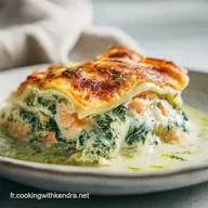 Lasagnes au Saumon et &Eacute;pinards