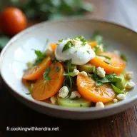 Salade Nectarine Feta Miel Fra&icirc;cheur et Facilit&eacute; pour l&Eacute;t&eacute;