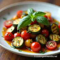L&eacute;gumes Grill&eacute;s Balsamique Provence dans votre assiette