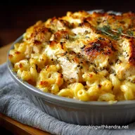 Macaroni Cheese au Poulet Caramelis&eacute; au Miel : Le Mac and Cheese Gourmand.