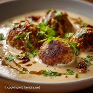 Malai Kofta Cr&eacute;meux Recette Indienne Authentique et Sauce Velout&eacute;e