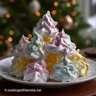 Meringues En Forme De Sapin De Noel Croquantes