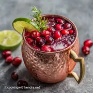 Moscow Mule &agrave; la canneberge : Cocktail festif en 5 minutes