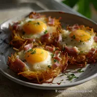 Nids de Pommes de Terre aux Oeufs : Recette Facile et Savoureuse