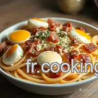 Carbonara Parfaite &agrave; l'Oeuf: Cr&egrave;me et Facile! ✨