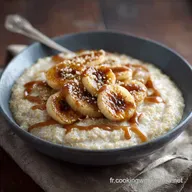 Porridge de millet &agrave; la banane caram&eacute;lis&eacute;e : Recette cr&eacute;meuse sans gluten