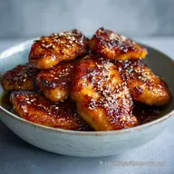 Poulet Caram&eacute;lis&eacute; Ail Miel pour 4 Pers