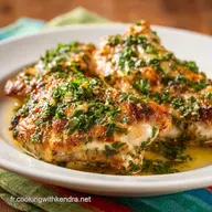 Poulet Cr&eacute;meux &agrave; l Ail et au Persil
