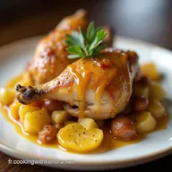 Poulet au Miel et &agrave; la Moutarde Dijon Facile et Caram&eacute;lis&eacute;