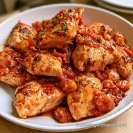 Poulet Sauce Tomate pour 4 Personnes